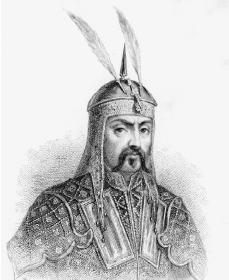 Genghis Khan's portrait.