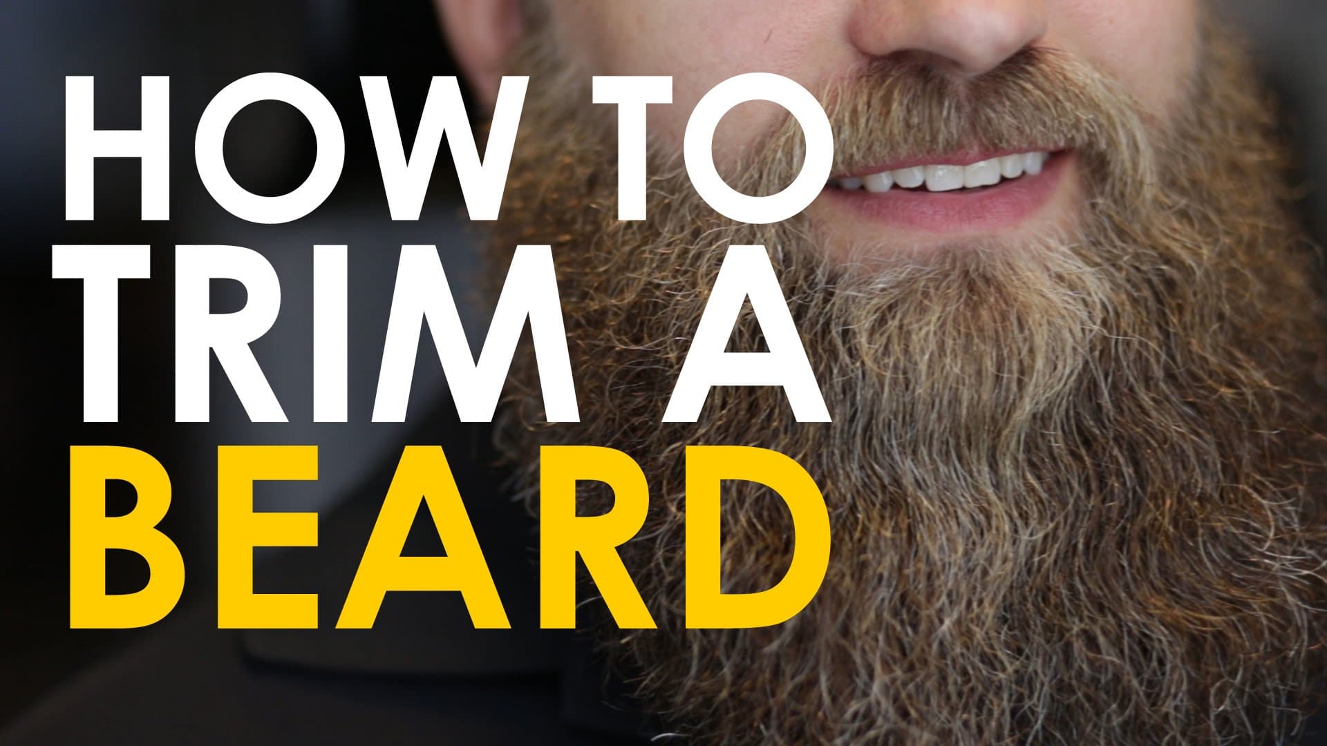 Learn how to trim your beard with this helpful video guide.