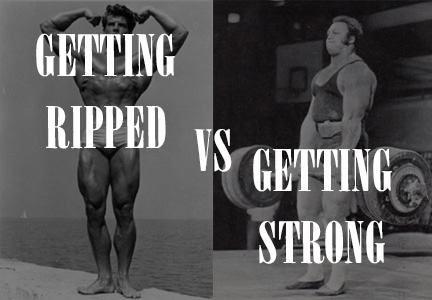 Choosing between getting ripped and getting strong can depend on your fitness goals and priorities. If you're looking to build muscle mass, focus on getting strong through weight training and proper nutrition. On the other hand